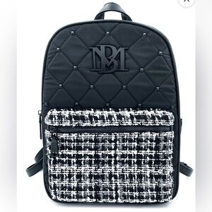 Badgley Mischka Diamond Quilted Backpack NWT